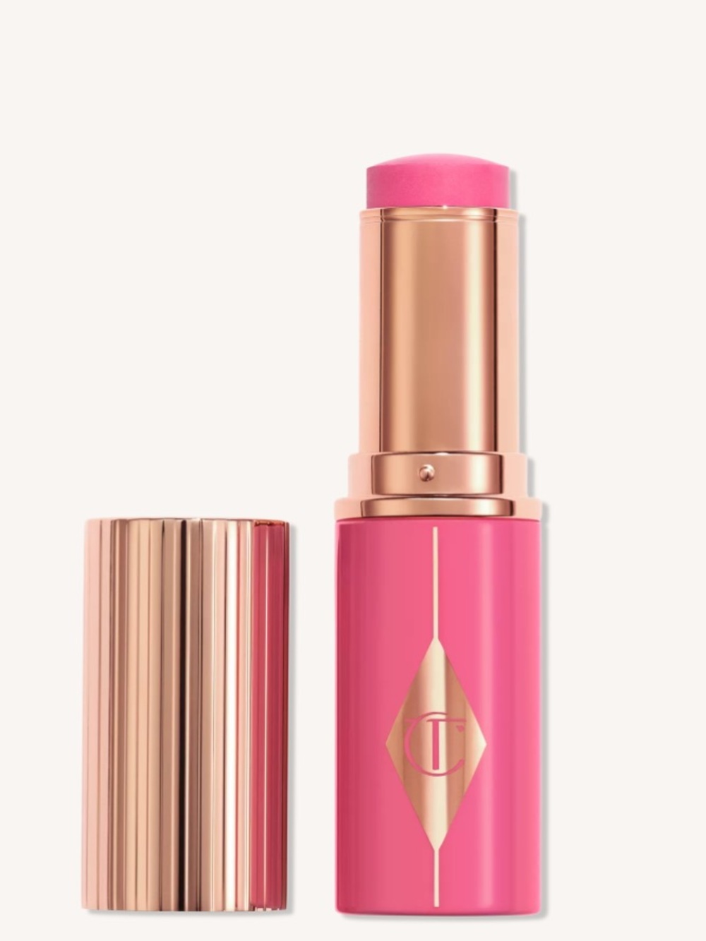 Charlotte Tilbury Unreal Lip + Cheek Glow Blush Stick — Pinky Glow